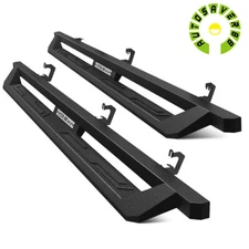 for 2007-2018 Silverado Sierra 1500 Double Cab Running Boards 4" Drop Side Steps