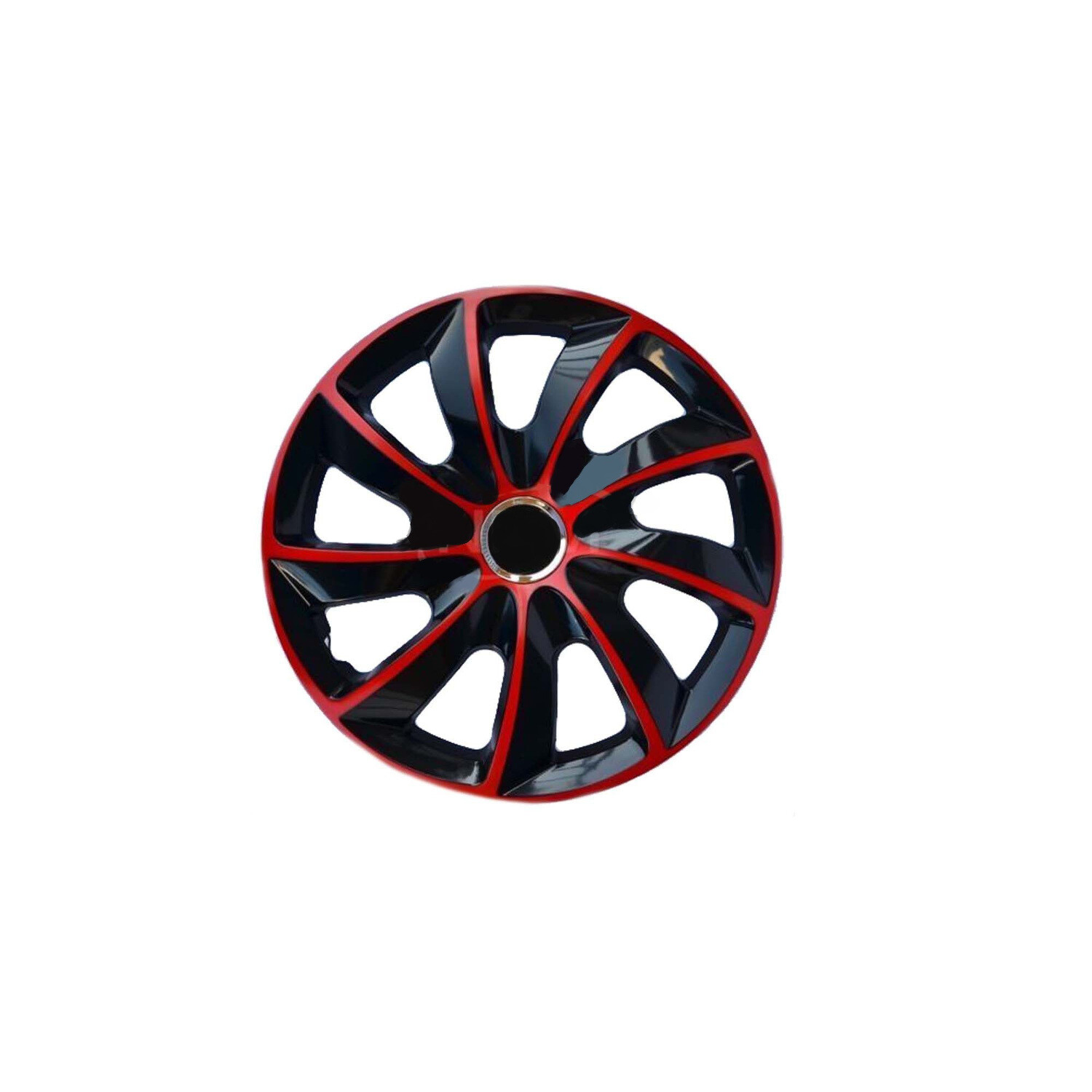 Copricerchi coprimozzi NRM EXTRA STIG ROSSO NERO 4 pezzi 14"