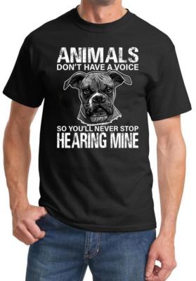 ANIMALS DON'T HAVE A VOICE Tshirt NEW FREE SHIPPING