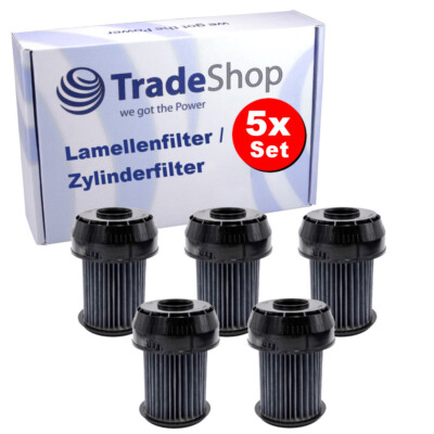 5x Lamellenfilter Staubsaugerfilter für Bosch BGS 6235, BGS6235GB01, BGS 62530