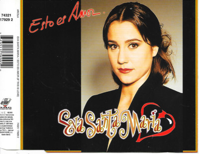 EVA SANTAMARIA - Esto es amor CD SINGLE 1TR Spain Latin Pop 1993 