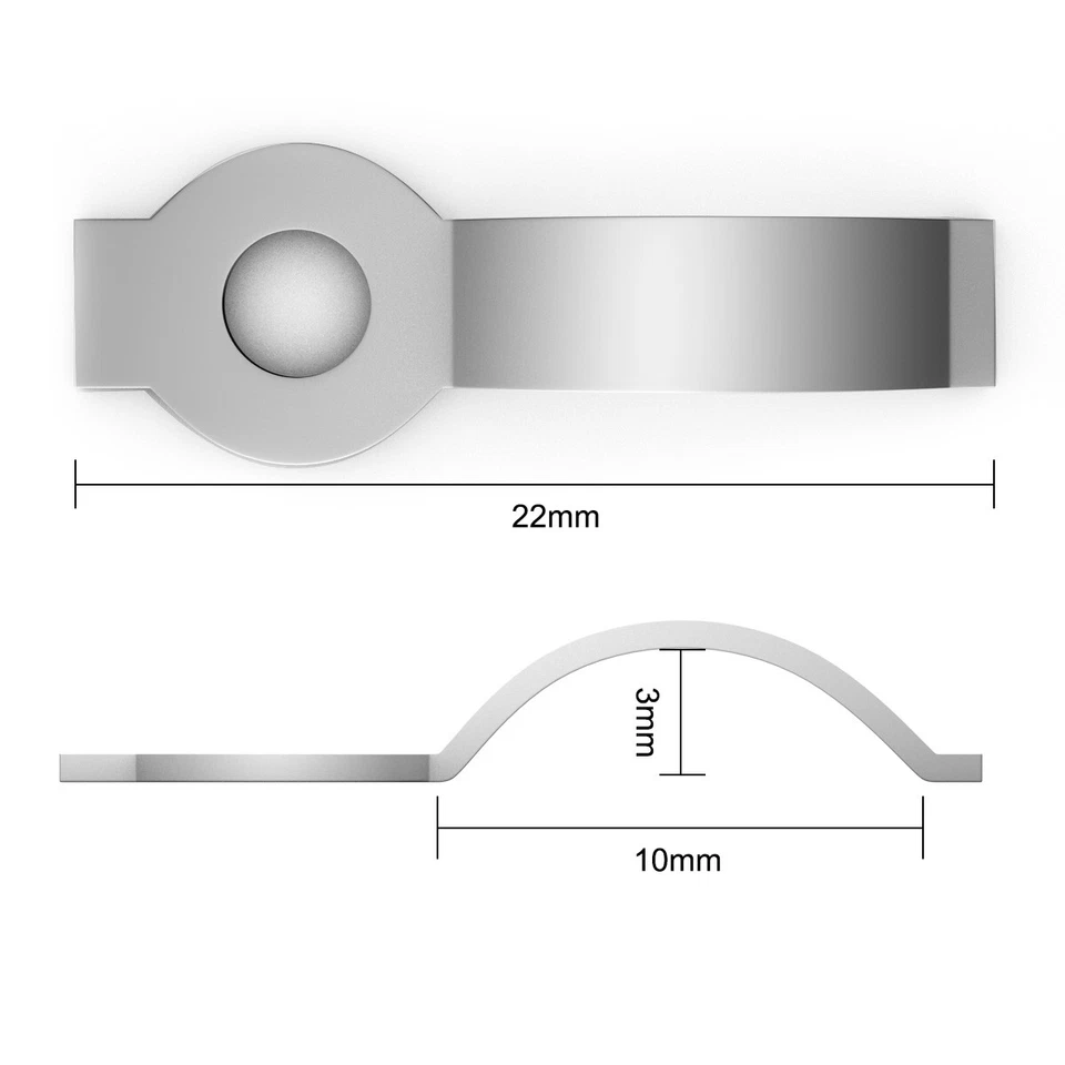 LED Strip Mounting Brackets Fixing Clips for 10mm Waterproof Strip Light 50 PCS - Image 4 of 4