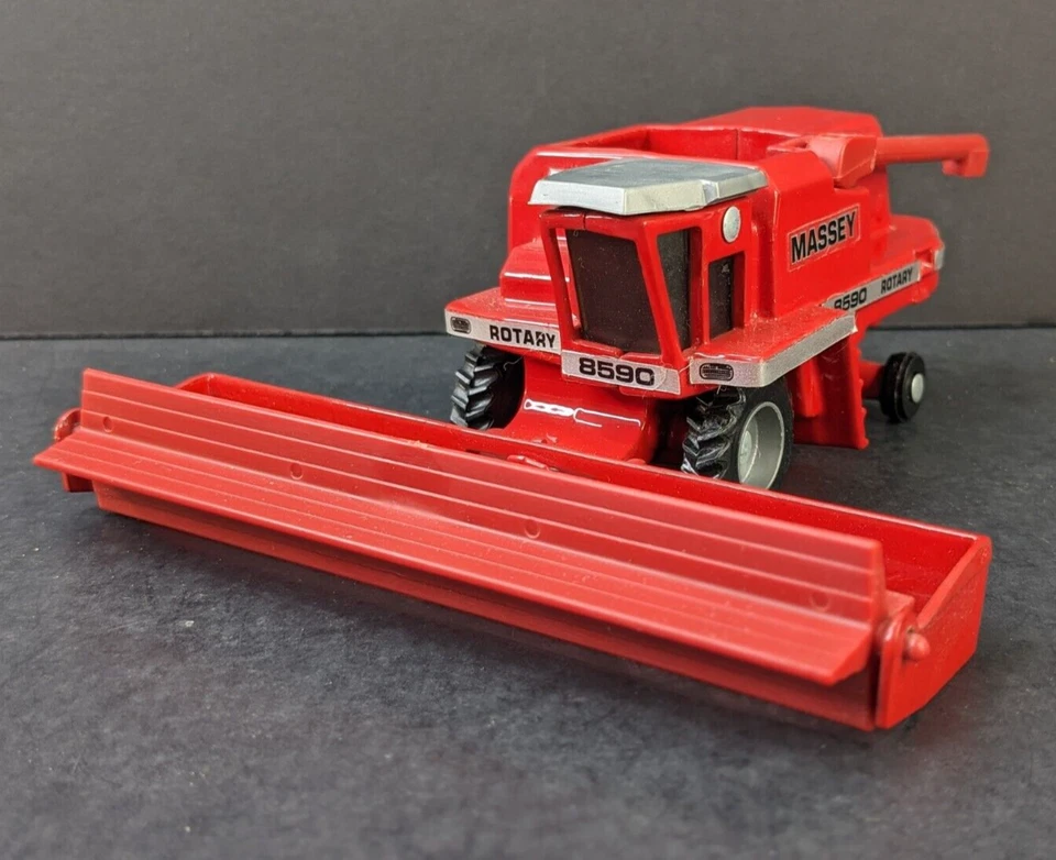 Vintage Massey Ferguson 8590 Rotary 1:64 Die Cast Red Combine - Image 2 of 4