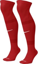 NWT Medium Nike Matchfit Knee High Red Soccer Socks Men's 6-8 Women's 6-10 5Y-7Y