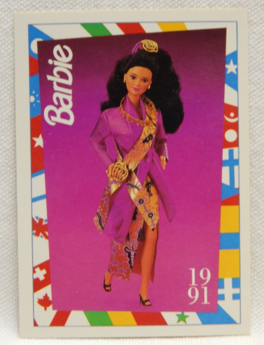 BARBIE TRADING CARD MATTEL DOLLS OF THE WORLD BARBIE 1991 CARD #177 - Picture 1 of 2