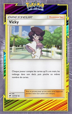 Vicky - SL3: Brennende Schatten - 127/147 - Neue Französische Pokemon Karte