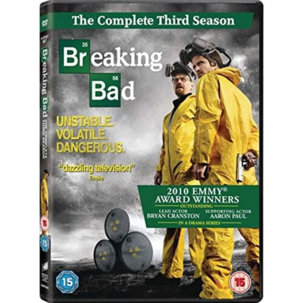 Breaking Bad - The Complete Third Season DVD (2012) FREE SHIPPING