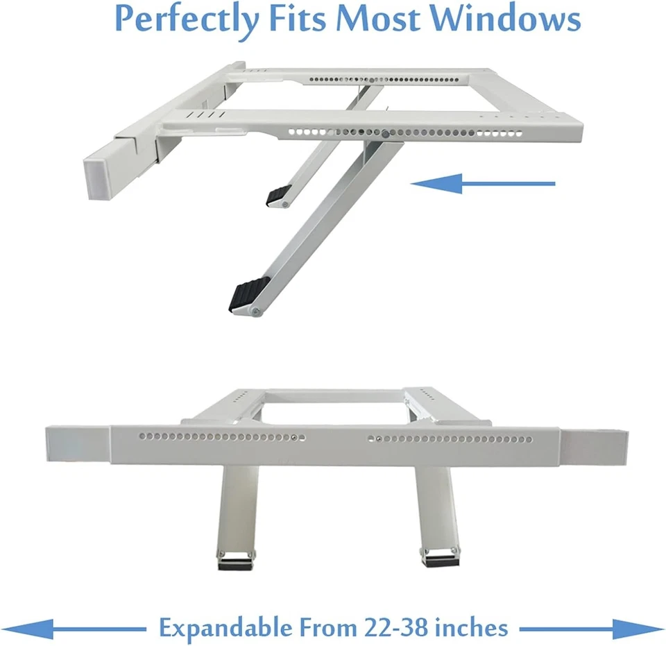 Universal Indoor AC Bracket for Windows - Adjustable, Tool-Free Installation - Image 4 of 4
