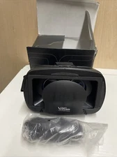 Virtual Reality VR Headset VRG Pro Full Screen 3D Glasses BLACK WITH REMOTE