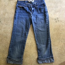 Z. CAVARICCI AUTHENTIC VINTAGE DENIM CUFFED CAPRI LADIES SIZE 5