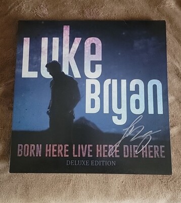 Luke Bryan SIGNED Autographed Vinyl Born Here Live Here Die Here Deluxe