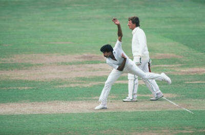 India Cricket Great, Test Captain Kapil Dev No 53 OLD LARGE PHOTO