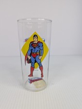 1993 - Rare - Superman DC Super Powers 6" Glass Glasses 12 OZ