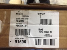 HOFFMAN Vented Top Server Cover PVT3F882 91690 230V 50/60Hz LtGray fits 800x800