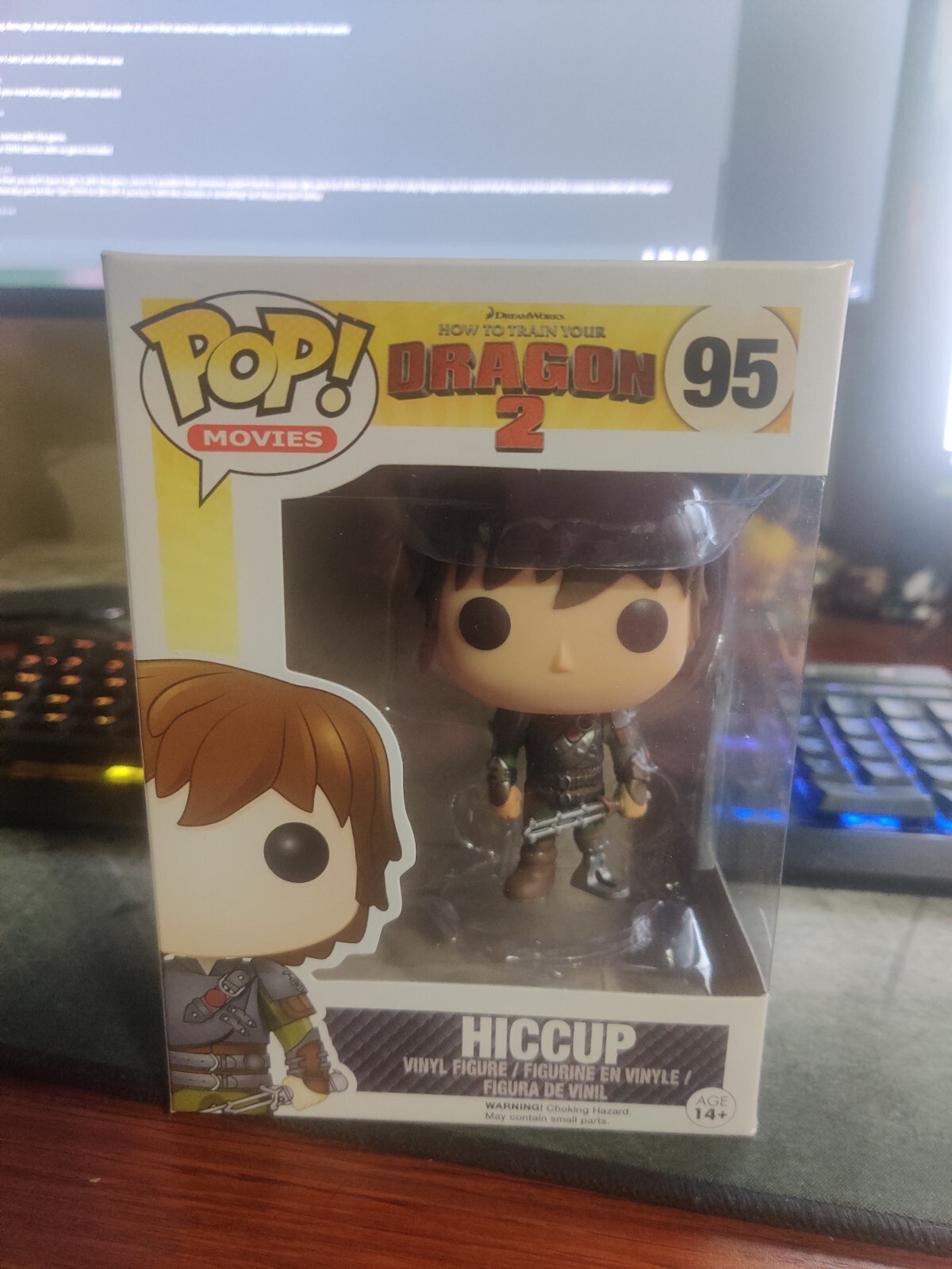 Funko Pop! Vinilo: Cómo Entrenar A Tu Dragón - Hipo #95 ¡Con Protector!