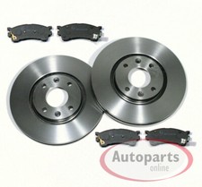 Bremsscheiben Ø 234 mm belüftet + Bremsbeläge vorne für Hyundai Atos