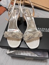 women badgley mischka Clara bridal shoes size 8