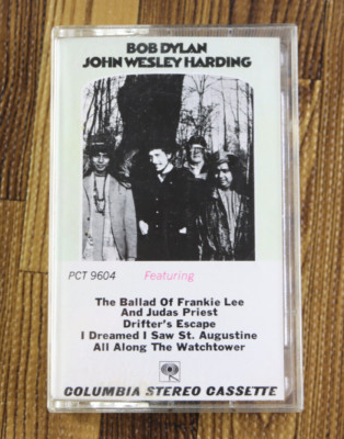 Bob Dylan John Wesley Harding PCT 9604 Cassette Tape
