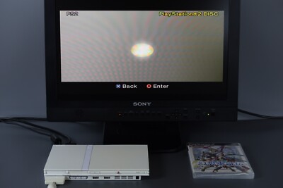 Sony Playstation 2 PS2 Slim Console White SCPH-77000 CW Excellent