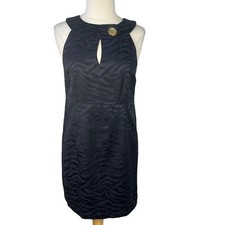 Michael Kors Womens Sheath Dress Black Sleeveless Elegant Size 6 NEW