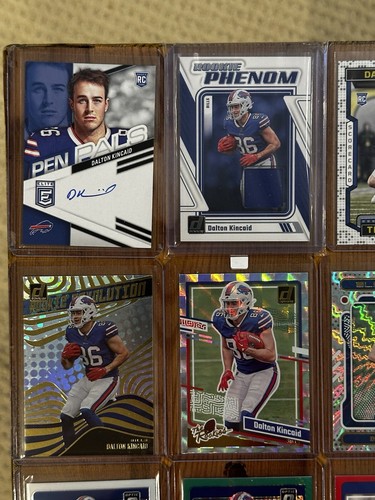 (28) Dalton Kincaid Buffalo Bills Rated Rookie Lot w/ AUTO / PATCH / #d - Picture 3 of 13