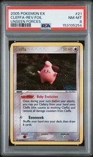 2005 POKEMON EX UNSEEN FORCES #21 CLEFFA-REVERSE FOIL PSA 8 on eBay