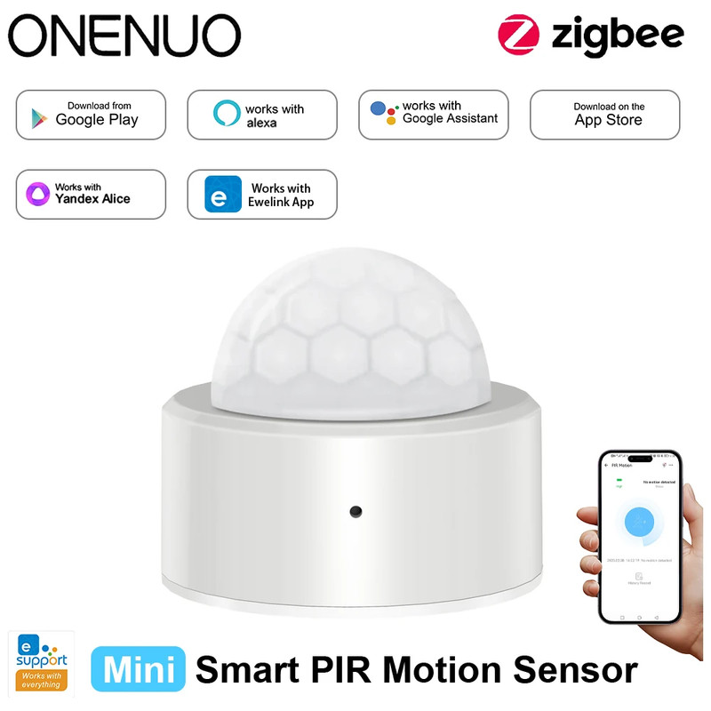 Zigbee Mini Smart Motion Sensor PIR Human Body Infrared Detector