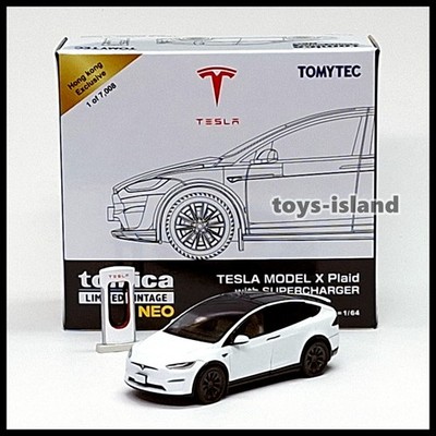 トミーテック テスラ モデルX Plaid ホワイト 香港限定 Tomica Limited Vintage NEO TESLA MODEL X PLAID White HK Exclusive