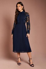 Coast Navy Midi Dress Womens Occasion Dresses