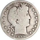 1899-S Barber Half Dollar