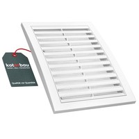 Kotarbau® LüFtungsgitter 180 X 250 Mm Abluftgitter Kunststoff Mit Insektenschutz
