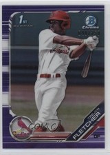 2019 Bowman Draft Chrome Purple Refractor 40/250 Trejyn Fletcher #BDC-174 15fy