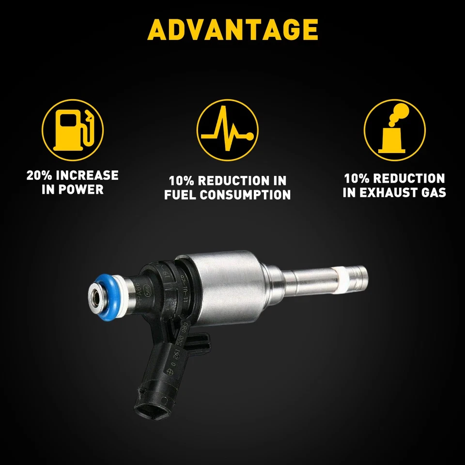 4Pcs Fuel injector Replacement for 2010-16 AUDI A4 Allroad Quattro 2.0 TFSI CDNC - Image 4 of 4