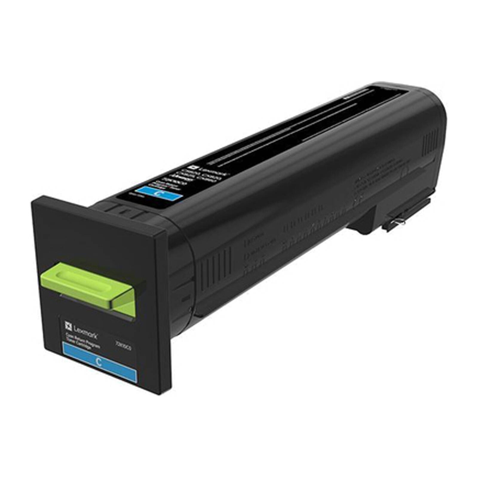 Original Lexmark 72K20C0 Cyan Return Programme Toner Cartridge