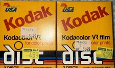Vtg Kodak Kodacolor Gold Disc Film - 30 Exposures 2 Discs Each EXPIRED 4/88 NIB