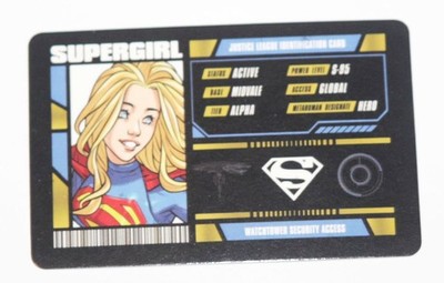 Supergirl Justice League Watchtower Security Access ID Card JLA DC Comics Promo