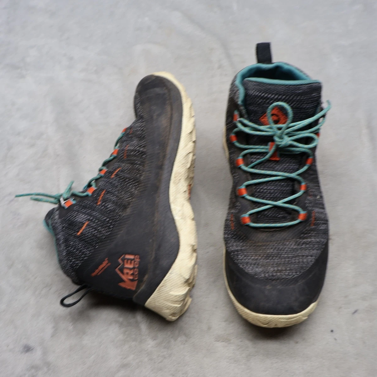 REI Co-Op Hydro Walk Men\'s Lightweight Hiking Boots Black Sz 12 REI Hiking Shoes & Boots for sale | eBay main image 3