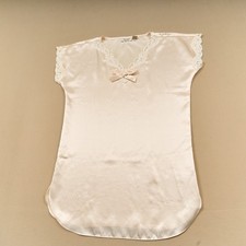 Victoria  s Secret Gown Lace Trim Chemise Nightgown Women  s P / S 90's Vintage