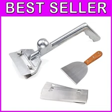 User-Friendly Grill Scraper with Replacement Blades