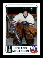1983-84 New York Islanders Islander News # 22 Roland Melanson Card (B75)