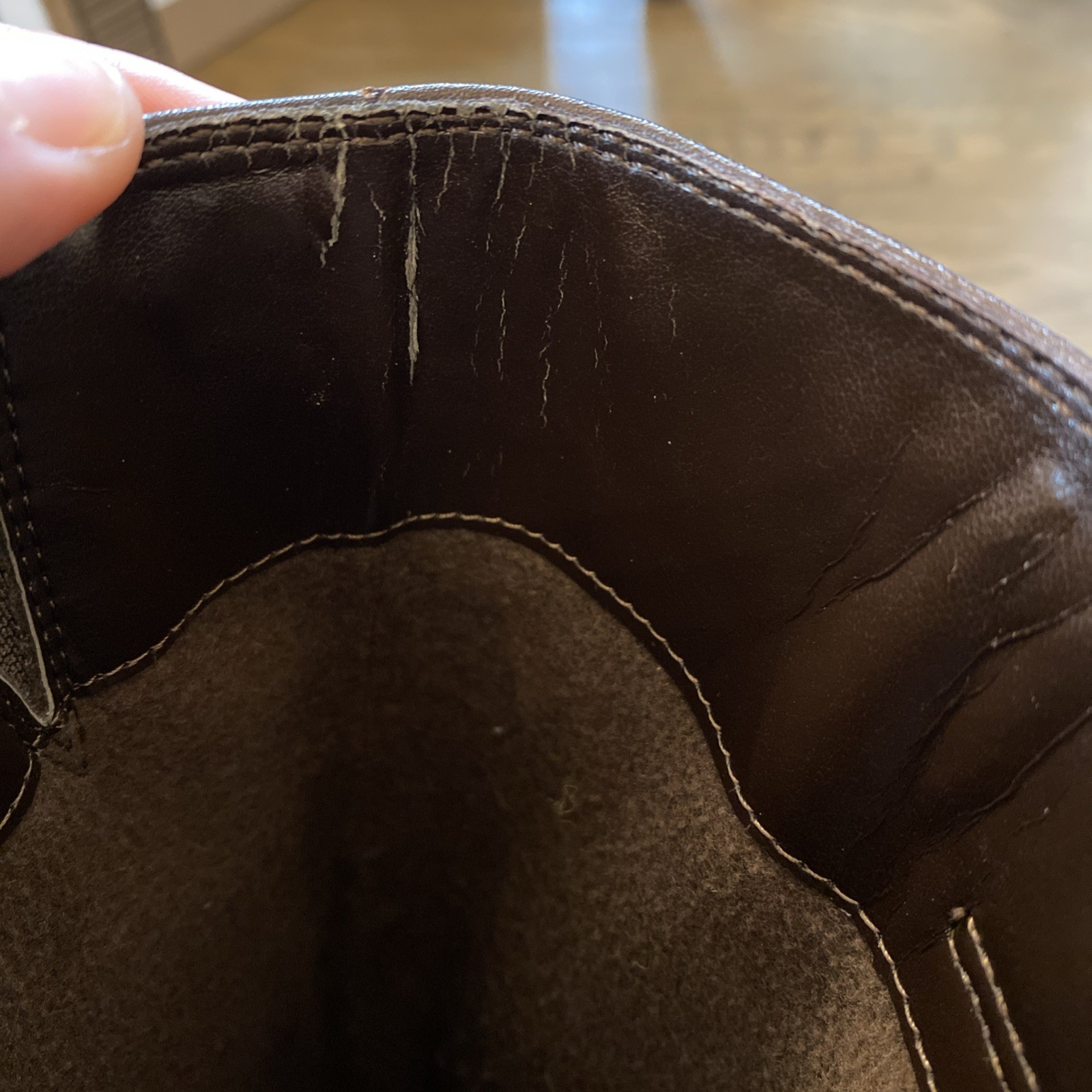 Lauren Ralph Lauren Women's SAGIRA II Leather Tall Riding Boots Size 6B Brown thumbnail 11