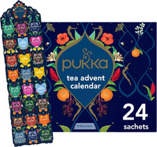 Pukka Herbs 2025 Organic Tea Advent Calendar - Perfect Gift for Tea Lovers 0.01 per strip