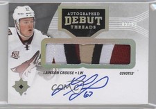 2016 Ultimate Collection Debut Threads Tier 1 85/99 Lawson Crouse Patch Auto 1ci
