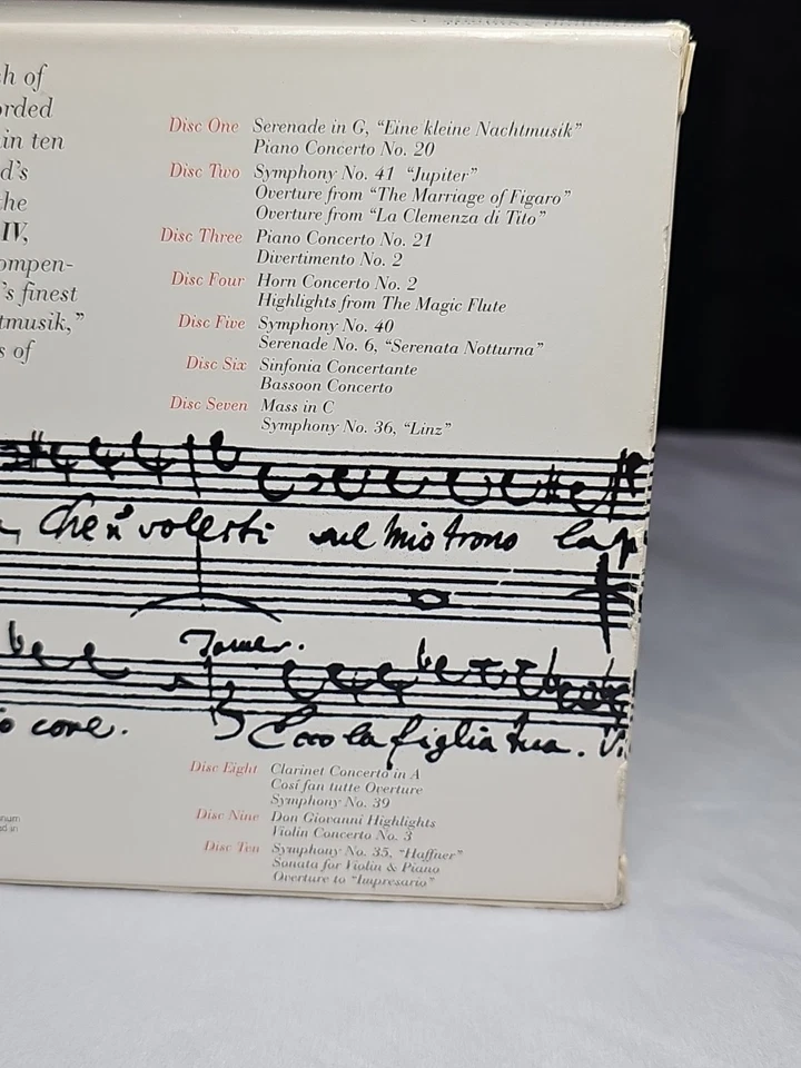 MOZART The Greatest Hits 10 CD Box Set. 10 Discs In Excellent Condition! - Image 4 of 4