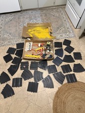 ELDON DODGE RACE N DRAG CORVETTE SLOT CAR SET IN BOX MISSING CARS