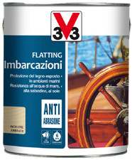 V33 Flatting Per Imbarcazioni per Esterno 2,5 Litri Brillante Ambrato 