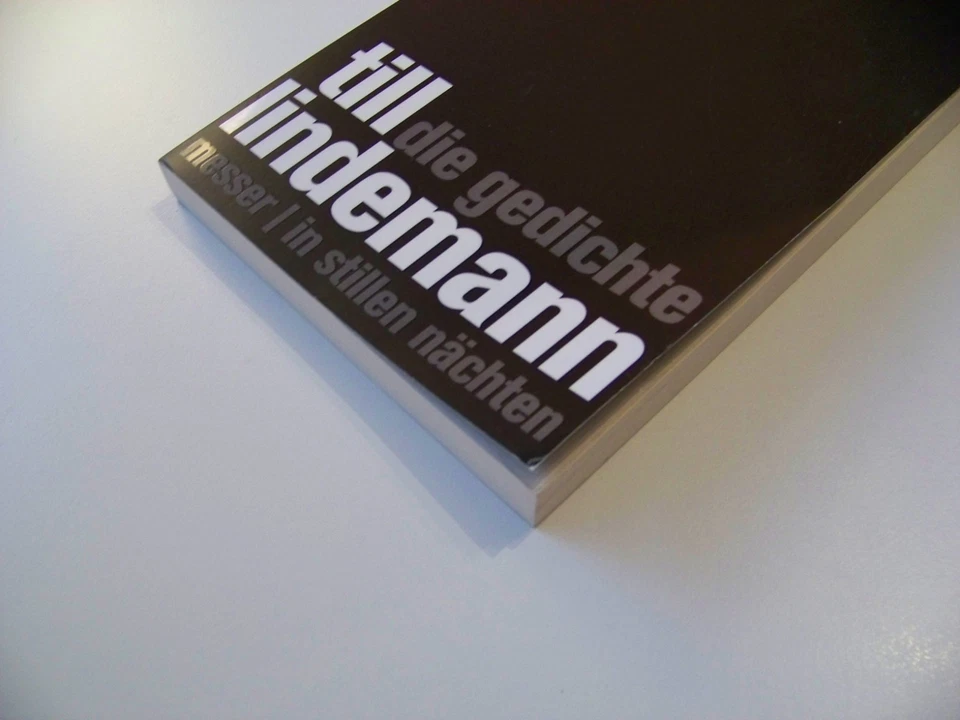 Die Gedichte Messer + In stillen Nächten +++ Till Lindemann +++ TOP!!! - Bild 3 von 4