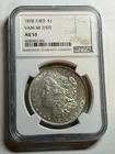 1878 7/8 TF Strong Morgan Silver Dollar NGC AU53 VAM-38 Nice Bright White