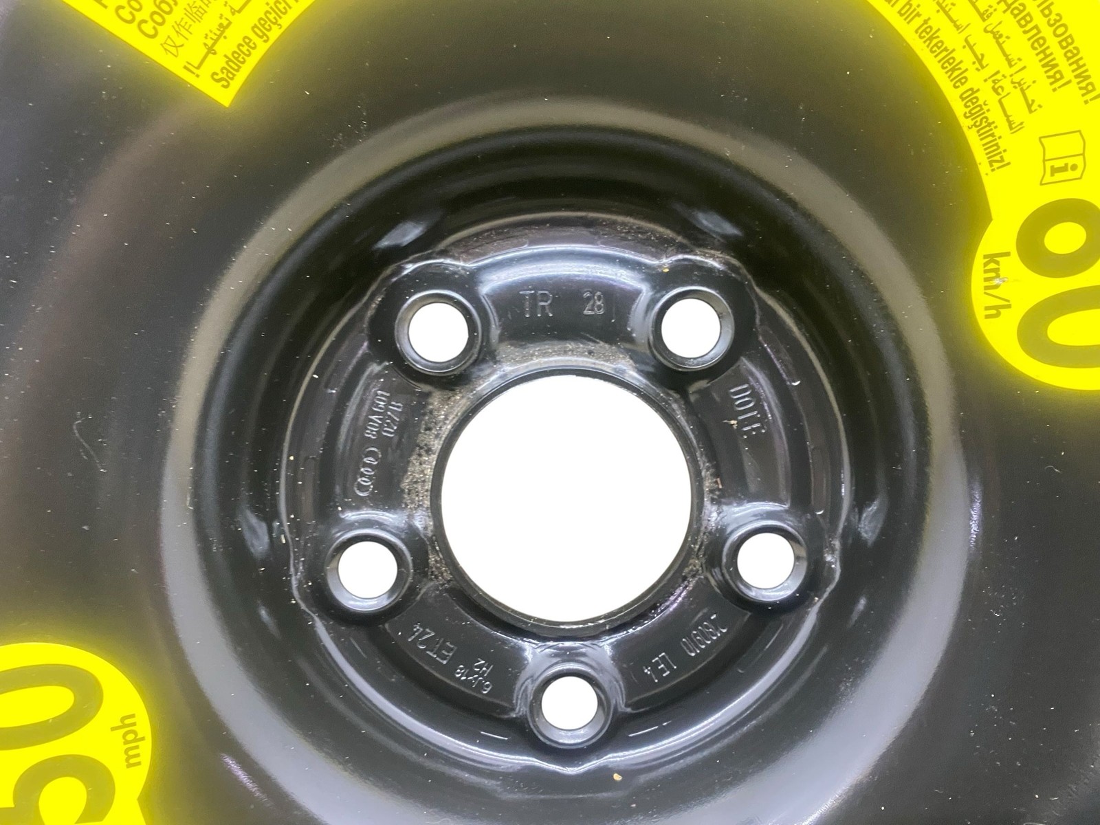 2021 MASERATI LEVANTE M161 18' WHEEL TIRE DONUT RIM W/195/75-18 106P TIRE 5/32ND