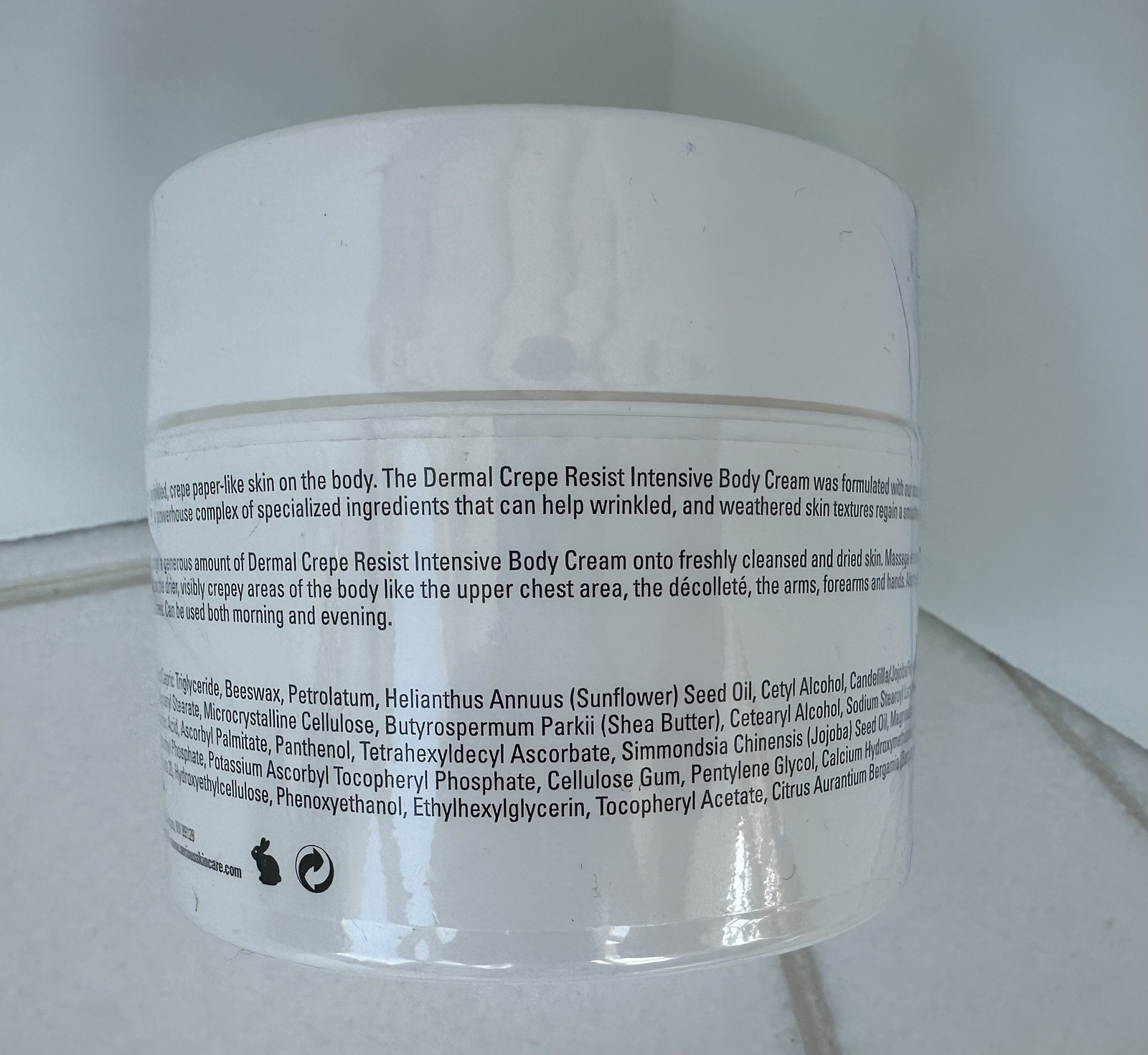 8 oz Serious Skincare Serious-C Dermal Crepe Resist Intensive Body Cream -Sealed